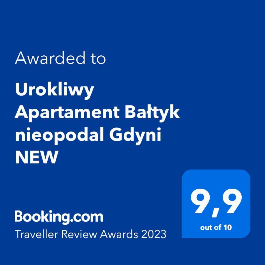 Urokliwy Apartament Baltyk Nieopodal Gdyni New Apartment Pogorze Bagian luar foto